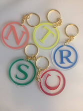 Load image into Gallery viewer, Personalized Monogram Keychain
